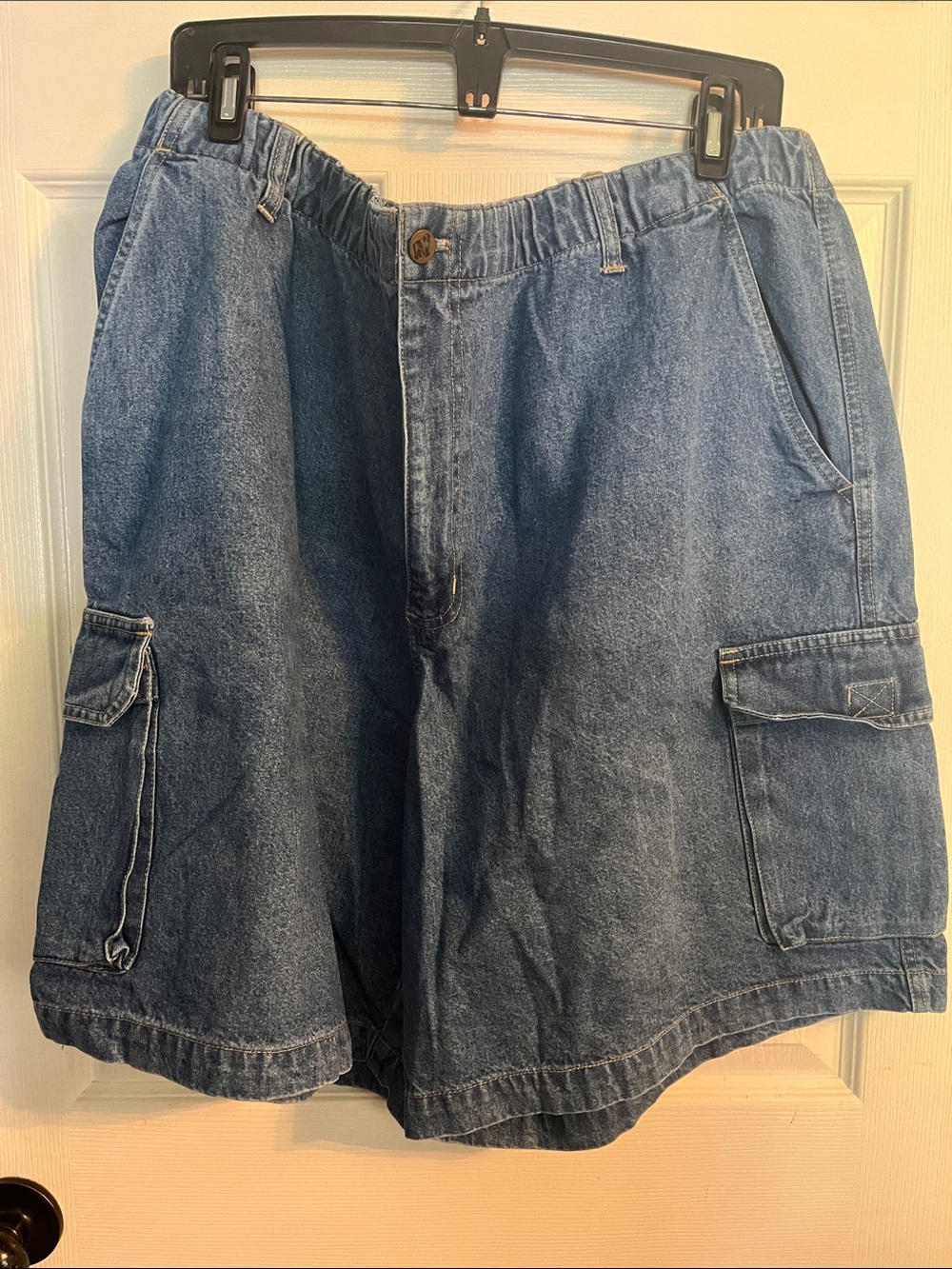 Big Dogs Denim Cargo Men's Shorts - Blue